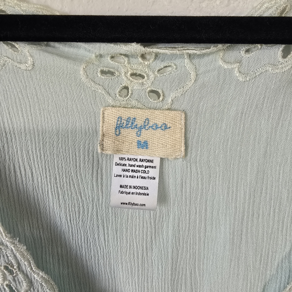 Fillyboo Light Blue Embroidered Dress - Picture 2 of 8
